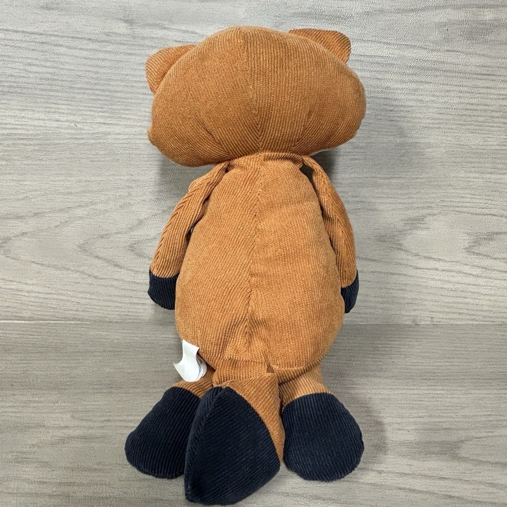 Manhattan Toy Fox Folksy Foresters Plush Orange Corduroy Stuffed Animal - Picture 4 of 4